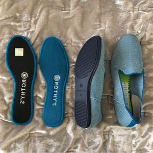 Rothy's The Loafer - Indigo Cloud - size 5.5 in box